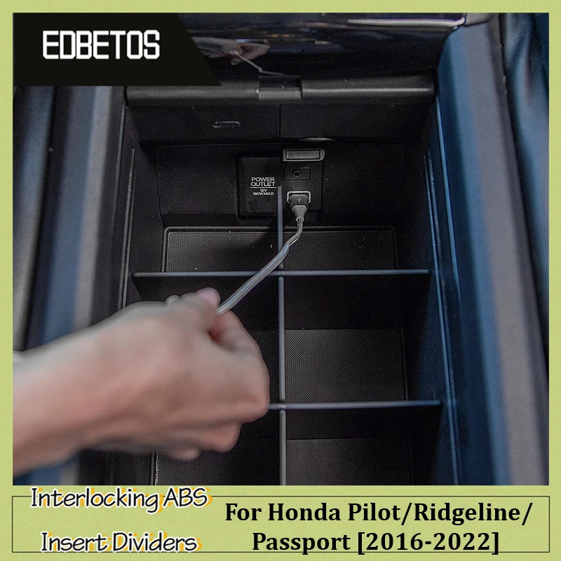 

Center Console Organizer Insert For Honda Pilot 2016-2022 & Honda Ridgeline 2017-2022 & Honda Passport 2019-2022 Accessories