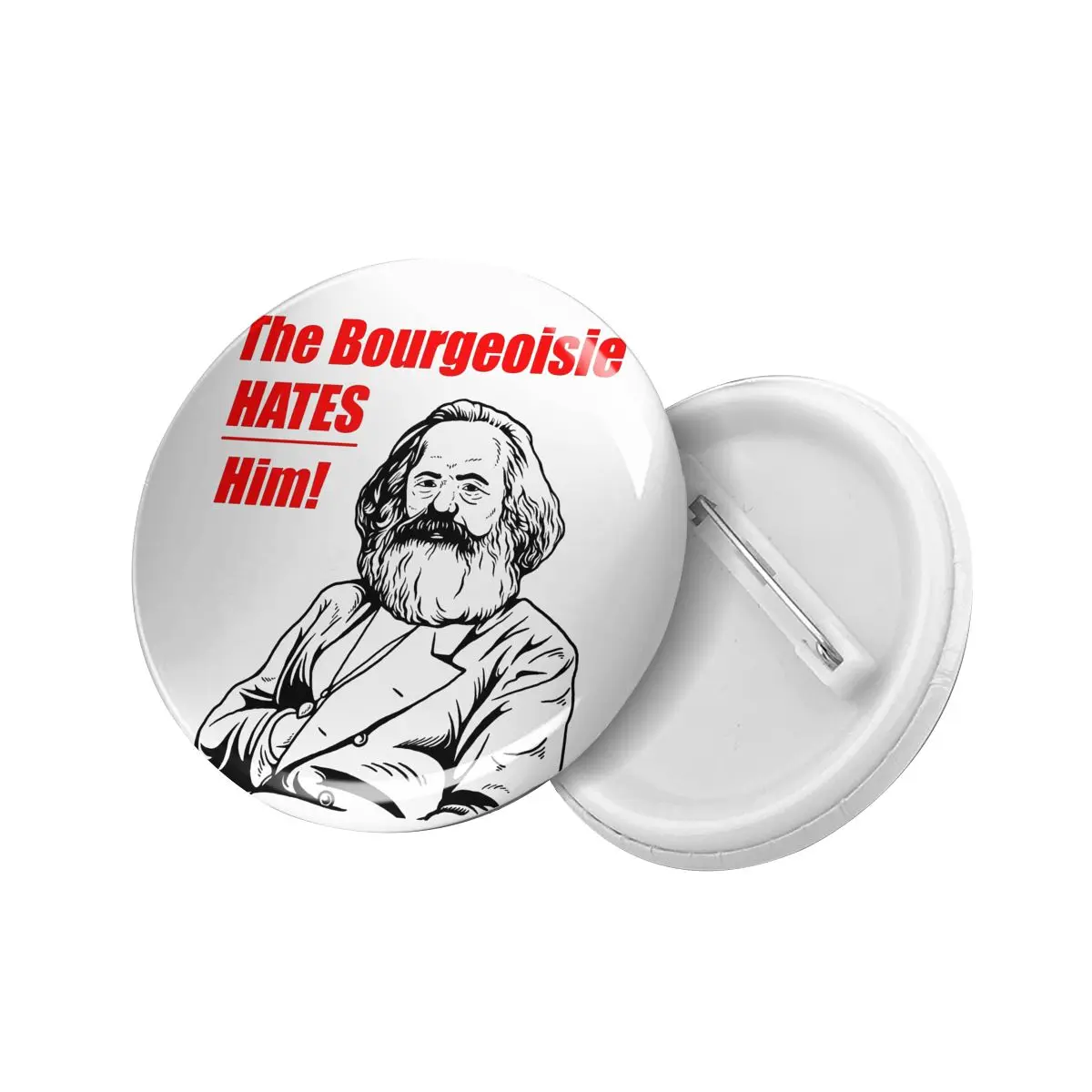 Marxism социализм CCCP буржуазия ненавидит его булавки креативная Брошь Украшение