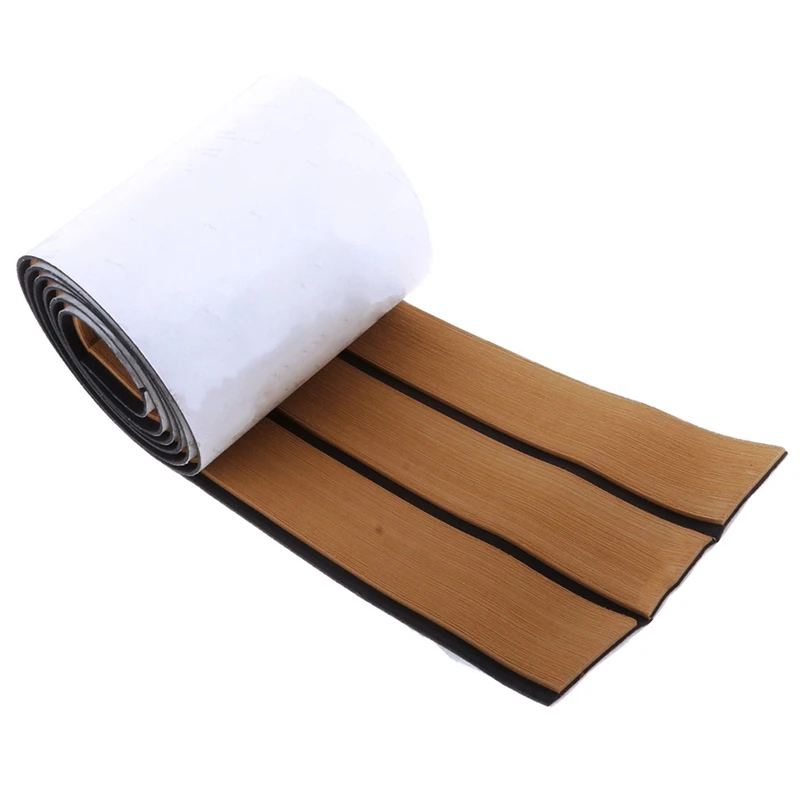 

240X17X0.6cm EVA Boat Flooring Sheet Non-Slip Boat Yacht Foam Flooring Pad Faux Teak Decking Sheet Mat Sheet