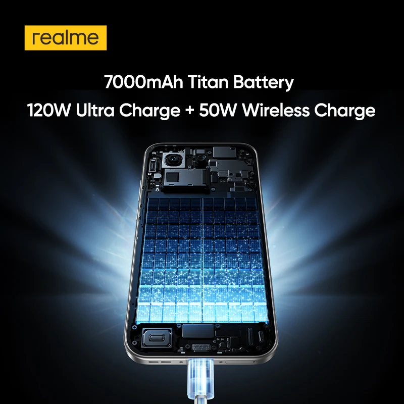 Фото Смартфон Realme GT 8 Pro, набор микросхем Snapdragon 8 Elite Gen 5, аккумулятор 7000 мАч, 200 МП, телеобъектив 6,79 дюйма, 144 Гц, 2K AMOLED-дисплей, NFC №5