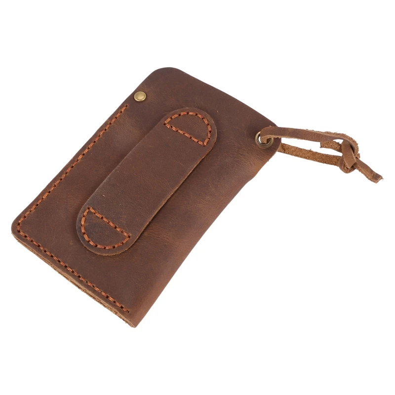 2x Кожаный Футляр ручной работы/Органайзер для фонарика/мультитула/ножа/ручки