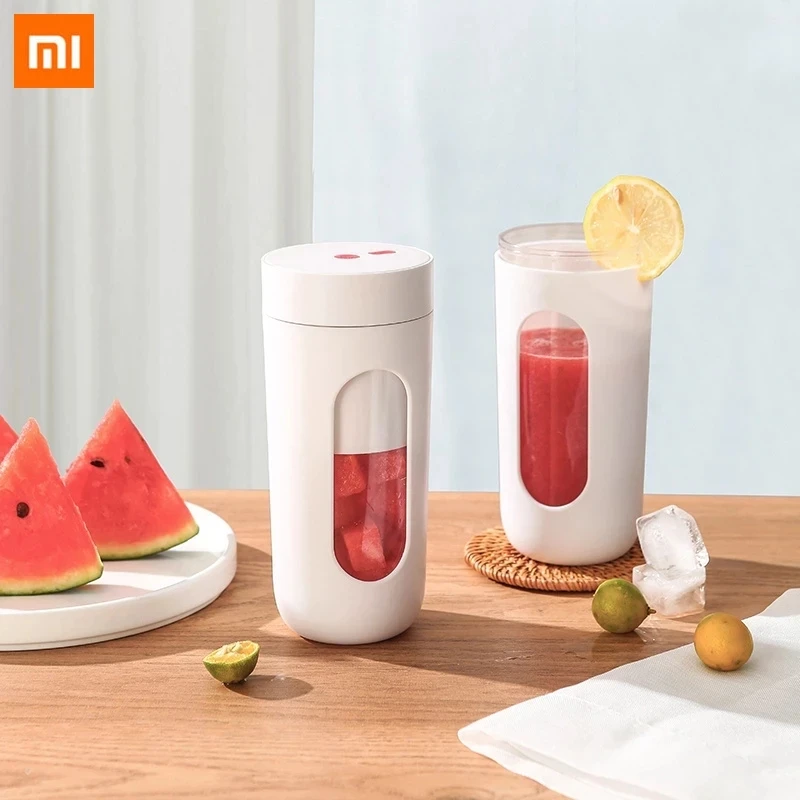 Xiaomi Electric Mini Blender Portable Juicer Juicing Crushed Ice Milkshake Blender Quick Juicing Wireless Multifunction