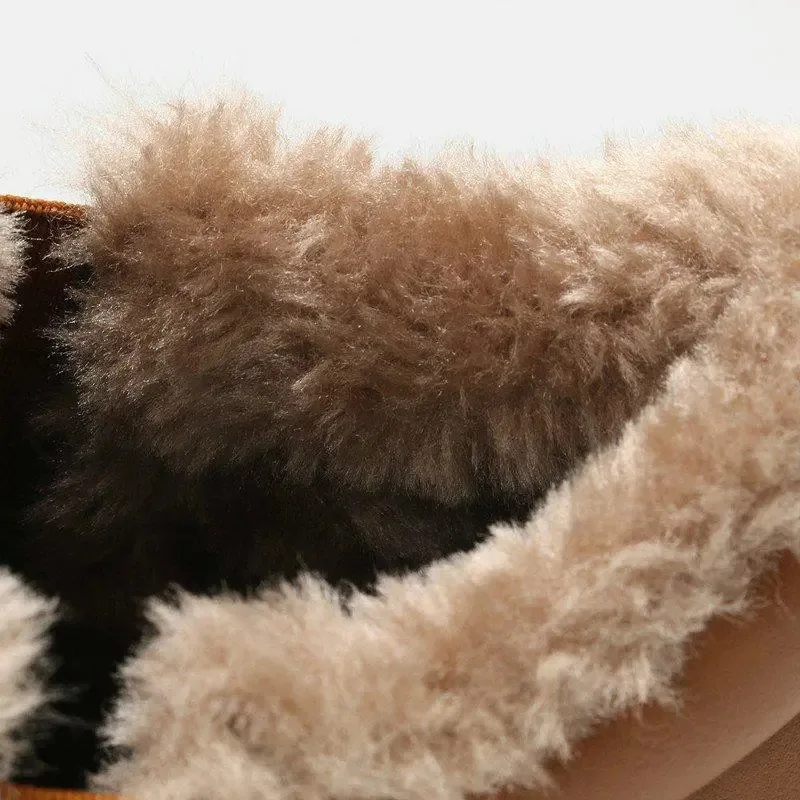 Women Boots Slip On Winter Shoes For Nice Women Waterproof Ankle Boots Winter Boots Female Snow Botines 2022 Black Botas Feminin