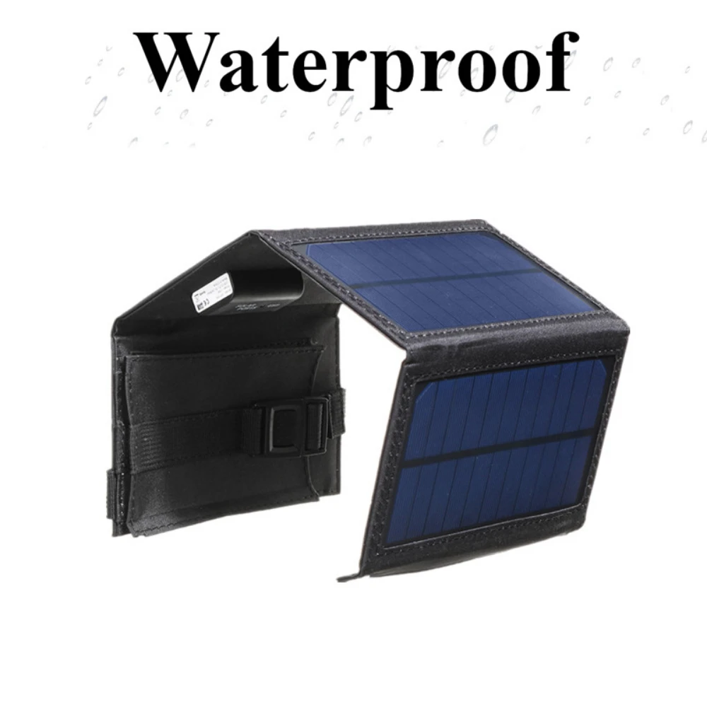 60W Outdoor Sunpower Foldable Solar Panel Cells 5V USB Portable Charger Battery for Mobile Phone Traveling Camping Hike |