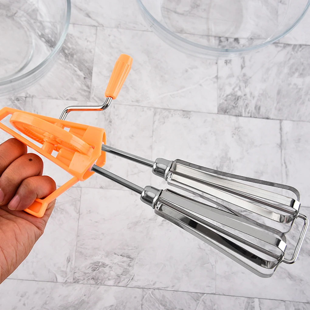 

Hand Cranked Egg Beater Manual Egg Whisk Milk Frother Blender Cream Butter Stiring Foam Mixer Kitchen Tools Whisk Manual Mixer