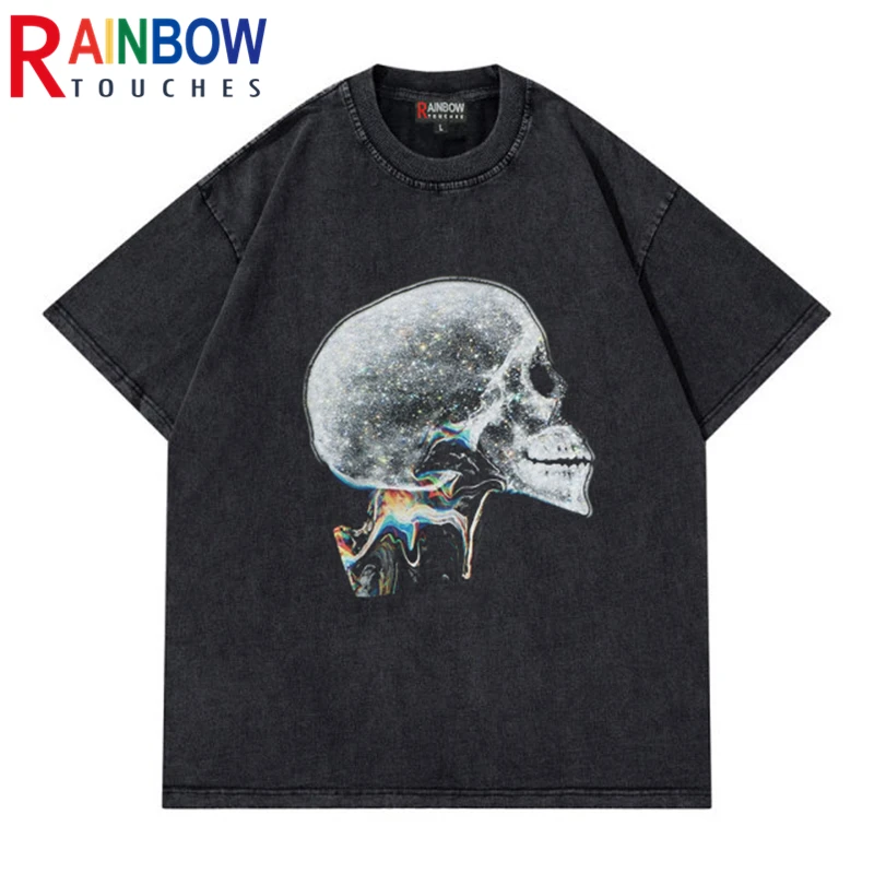 Новинка 2022 брендовая мужская футболка Rainbowtouches Мужская Винтажная с рисунком в