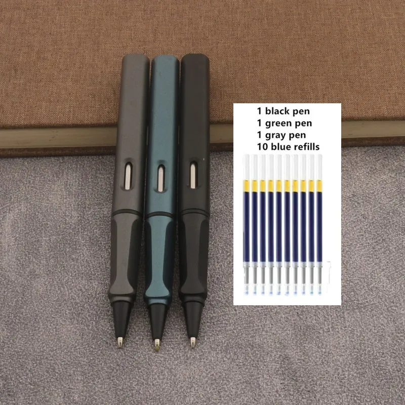 

Шариковые ручки Chouxiongluwei, металлические, зелёные, 3 шт./10 шт.