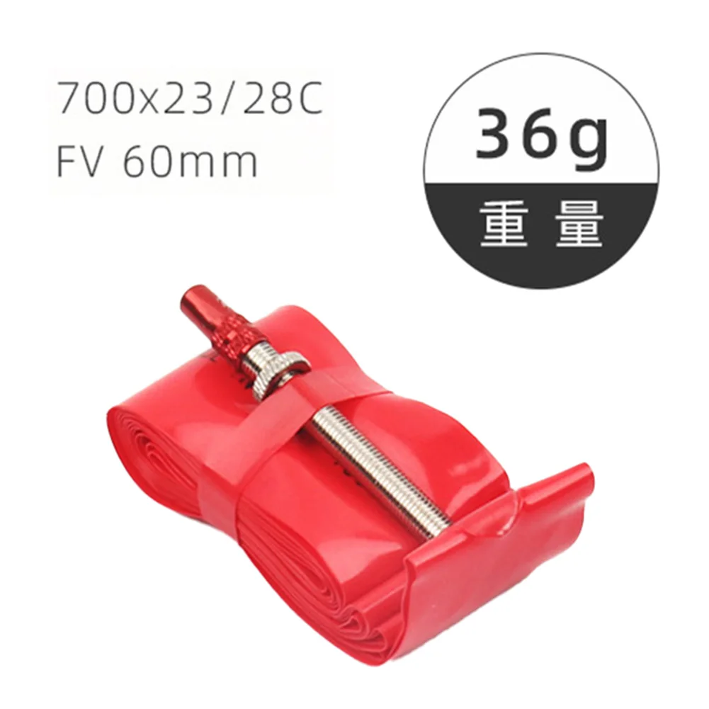 

Road Bike Bicycle Ultra Light Inner Tube 700x23-28 FV 60mm 36g Presta-Valve Ultra-light French Nozzle F/V60 FV80mm Inner Tube