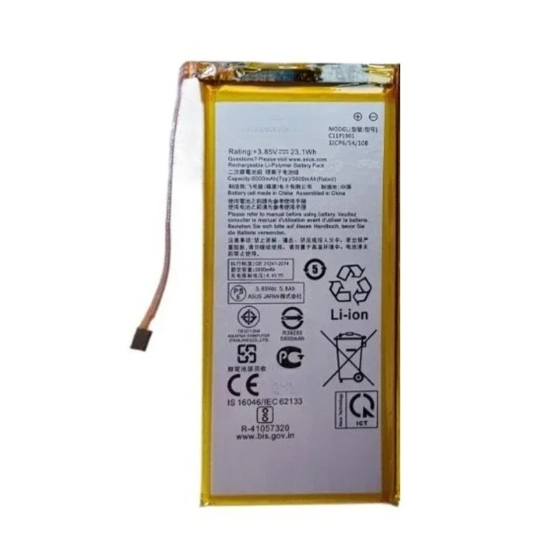 Фото [C11P1901] для игрового телефона Asus ROG 2 ZS660KL I001DB, перезаряжаемая батарея 3.85В 5800мАч №2