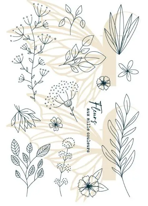 

Flower Grass Stamps New Arrival 2022 Scrapbook Diary Decoration Stencil Embossing Template Diy Greeting Card Handmade