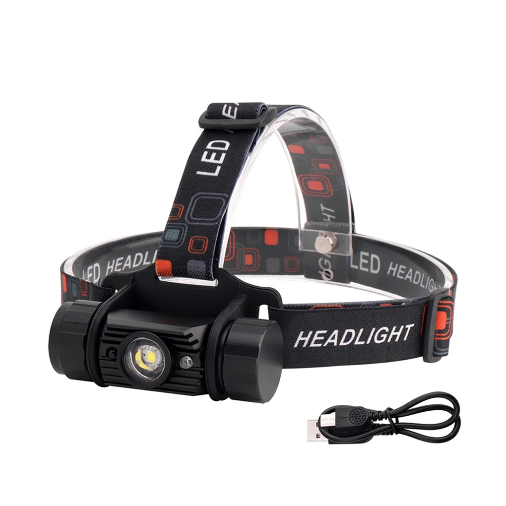 

Headlight Portable Headlamp Head Lamp Aluminum Alloy Light Flashlight