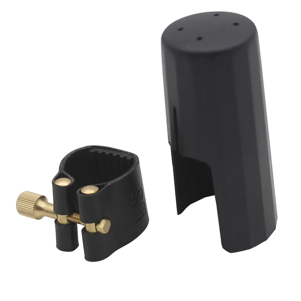 

Saxophone Mouthpiece Ligature With Cap Accessories For Alto Tenor Soprano Sax Musical Instruments Woodwind Instruments