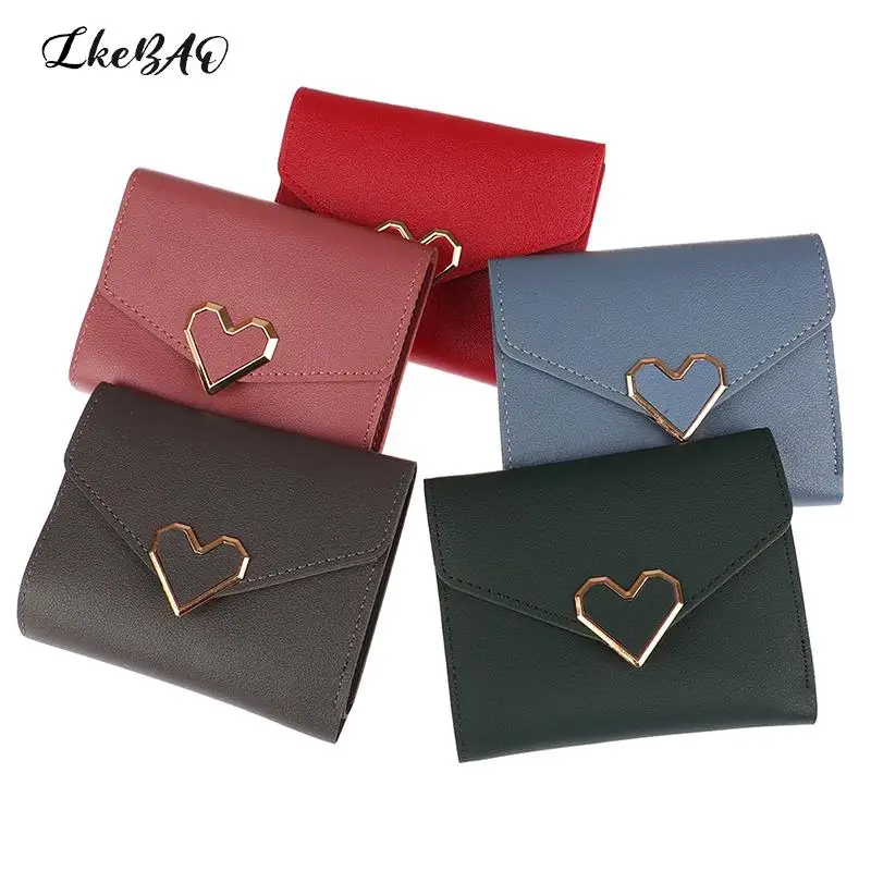 

Women Wallets Purses Luxury Love Heart Wallet For Ladies Girl Money Pocket Card Holder Female Wallet Phone Clutch Bag Coin Purse