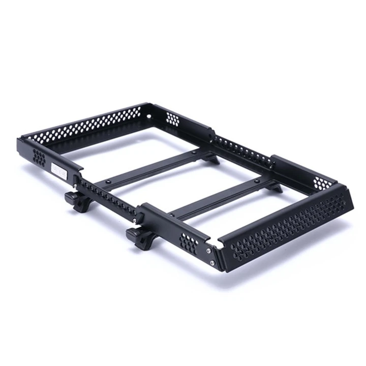 

Metal Luggage Carrier Roof Rack With Fixing Rail For Axial SCX10 II III Traxxas TRX4 Bronco TRX6 1/10 RC Crawler Car