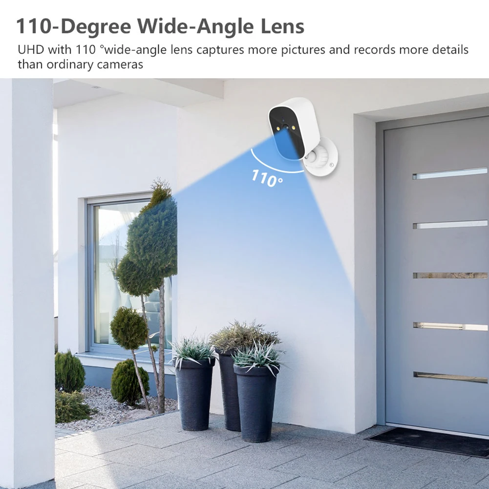 

2MP 1080P HD Surveillance Camera IP66 Waterproof 2.4G WiFi Wireless Surveillance IP Cameras PIR Human Detection for Outdoor Farm