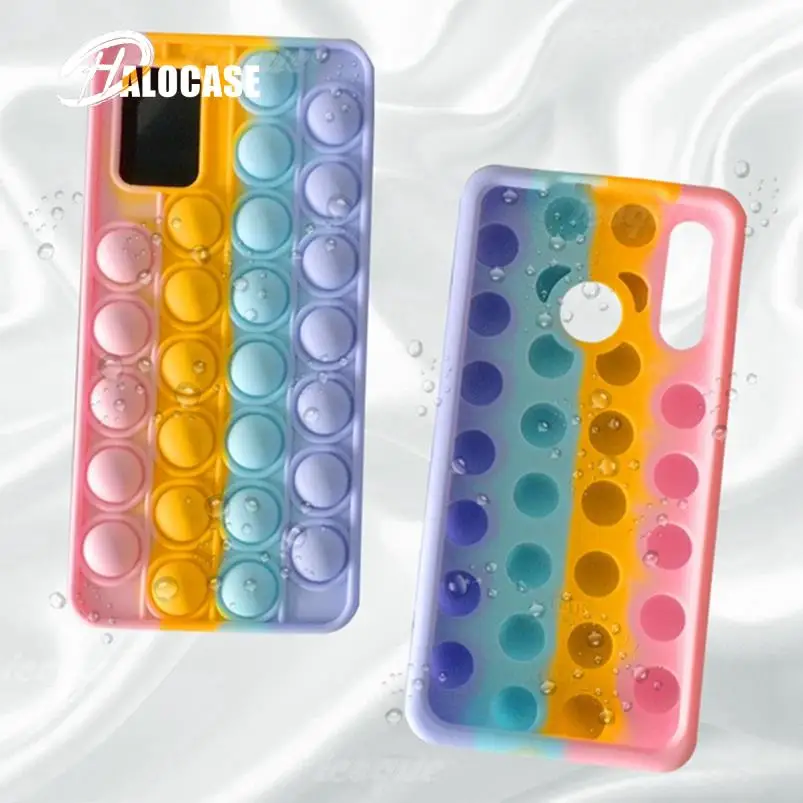 

Push It Bubble Pop Phone Case for Xiaomi Redmi Note 10s 9s 10 5G 9 Pro Max Mi 8 Nota 7 Redmi 10 9t 9a 9c Note10 Note9 Back Cover