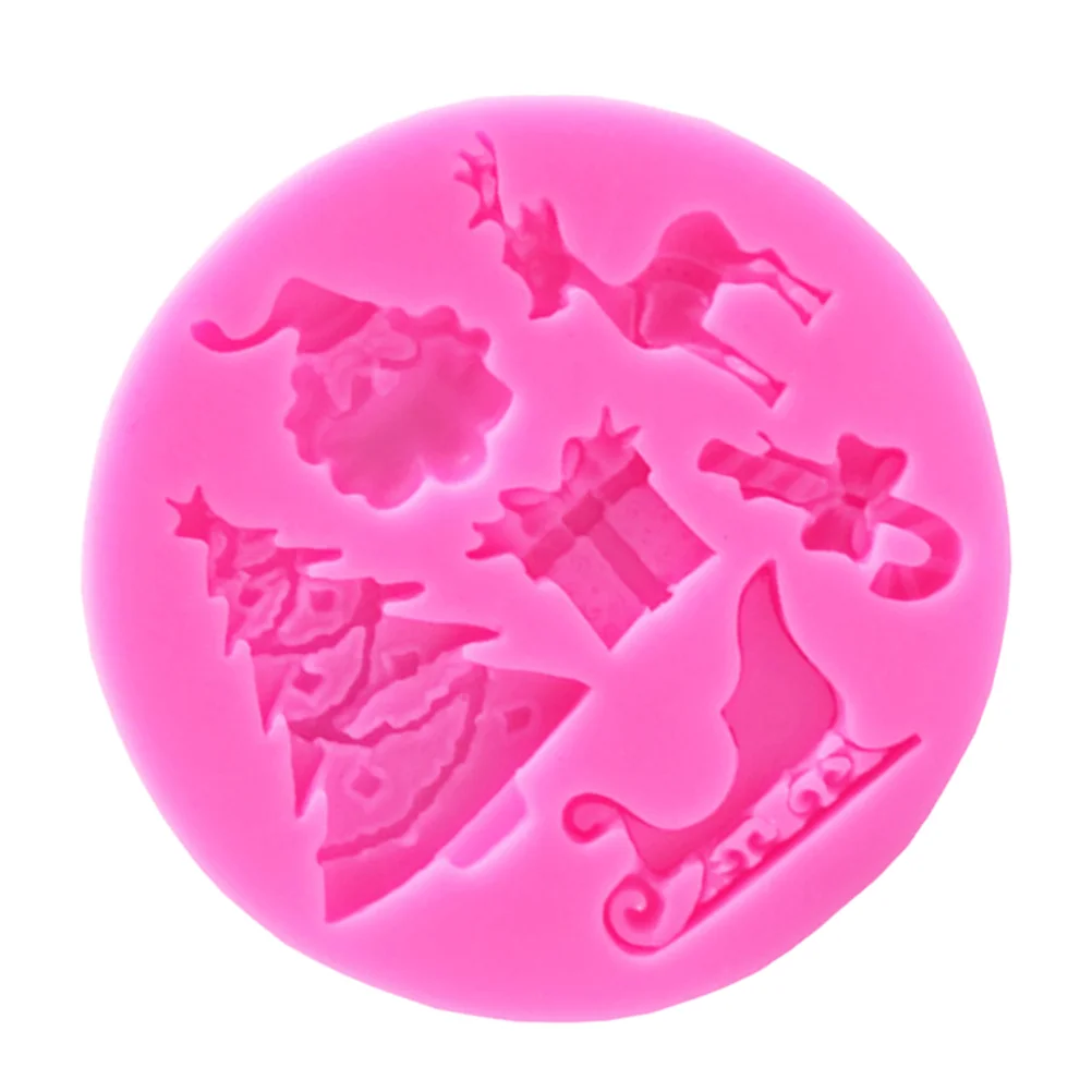 

Christmas Silicone Tree Cake Molds Baking Fondantelements Shapes Chocolate Candy