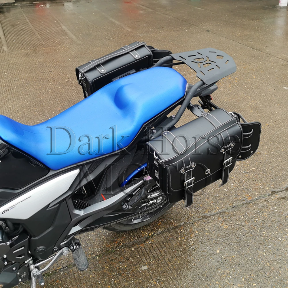 

New 2022 Motorcycle Side Bag Rear Tail Rack luggage Rack Trunk Side Bag For Zontes GK 125 GK 155 GK 125X 125 125 GK