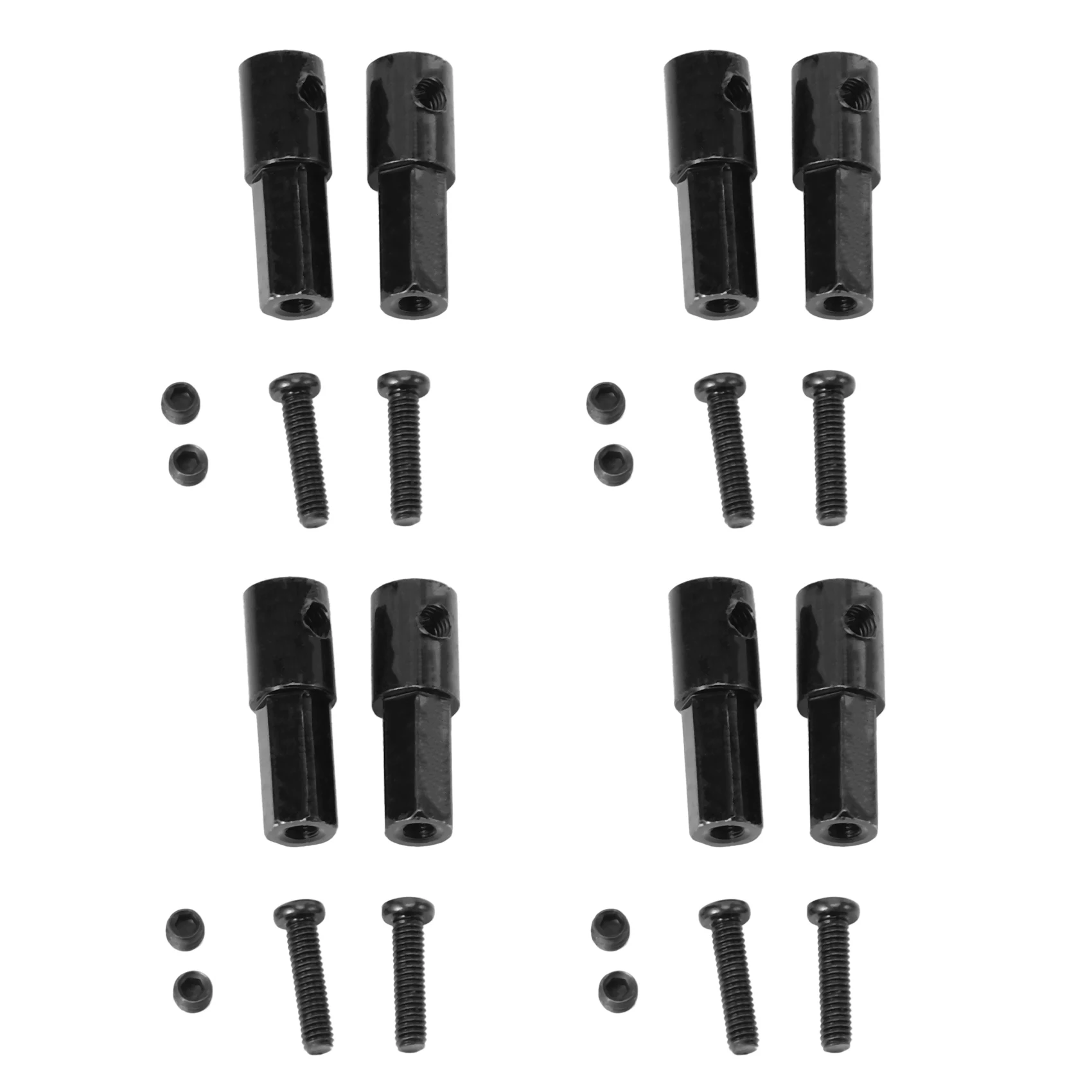 

8Pcs Metal Rear Axle Shaft Adapter Accessories For WPL D12 C14 C24 C34 B24 B36 MN D90 D91 MN99S RC Car Parts