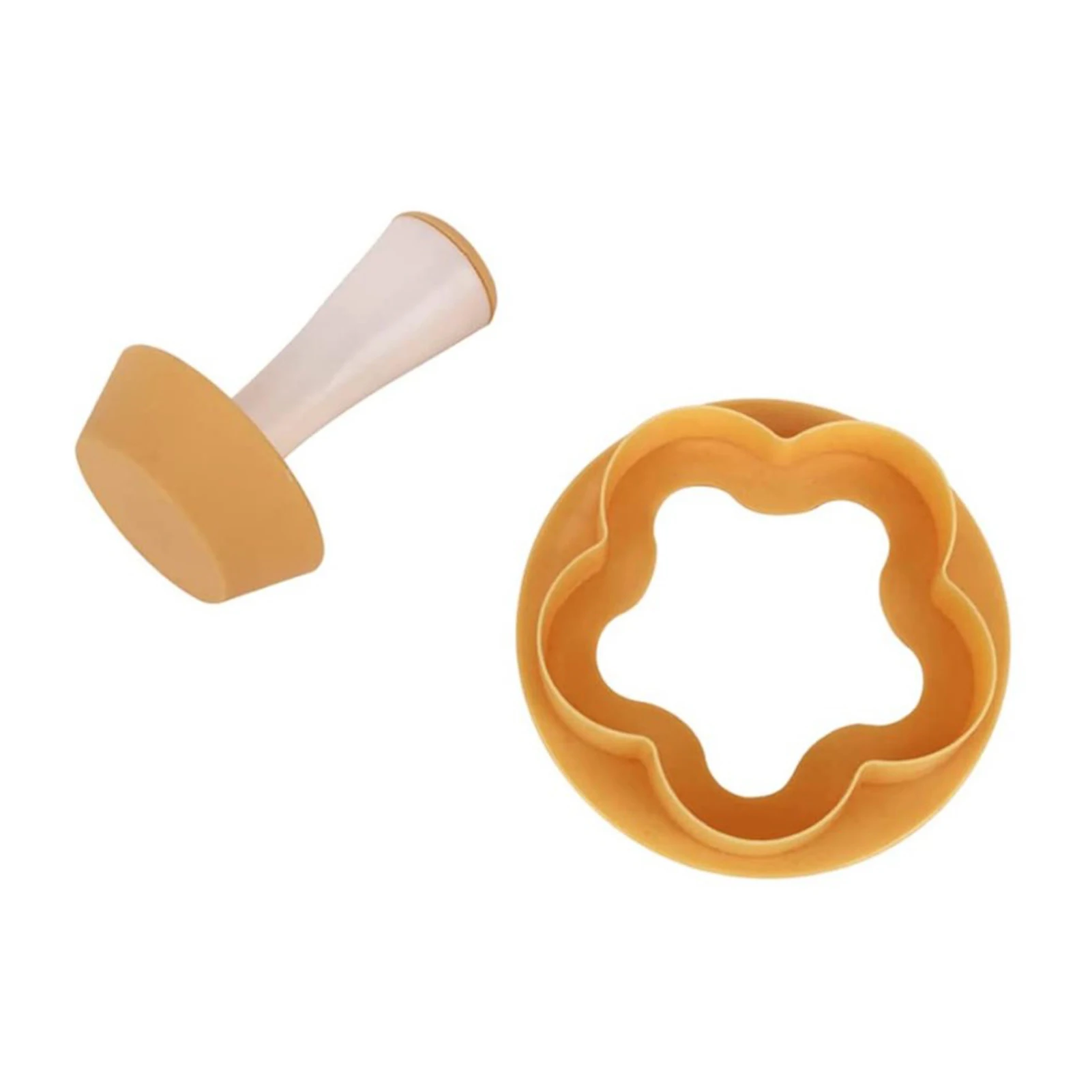 

Pastry Dough Tamper Kit Flower Shaped Tart Press DIY Baking Pastry Pusher Tool Kitchen Gadget for Pies Biscuit Cutter Cake Molds