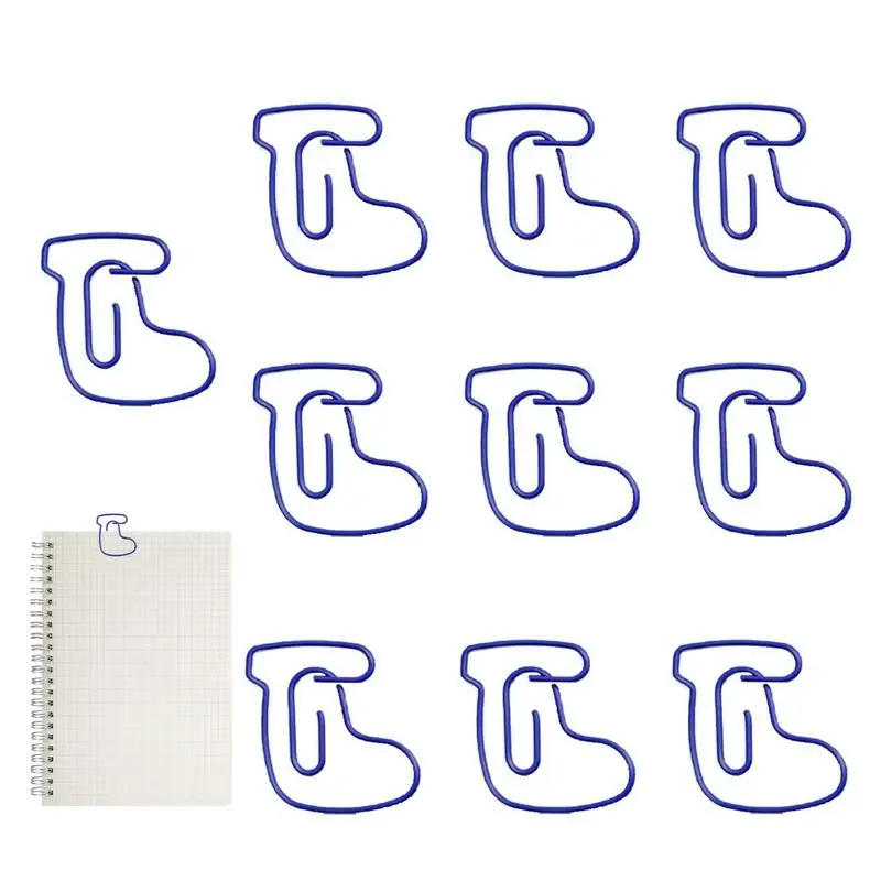 Christmas Paper Clips Hollow Christmas Series Paper Clips Assorted Sizes Binder Clips Paper Marker Folder For Office School