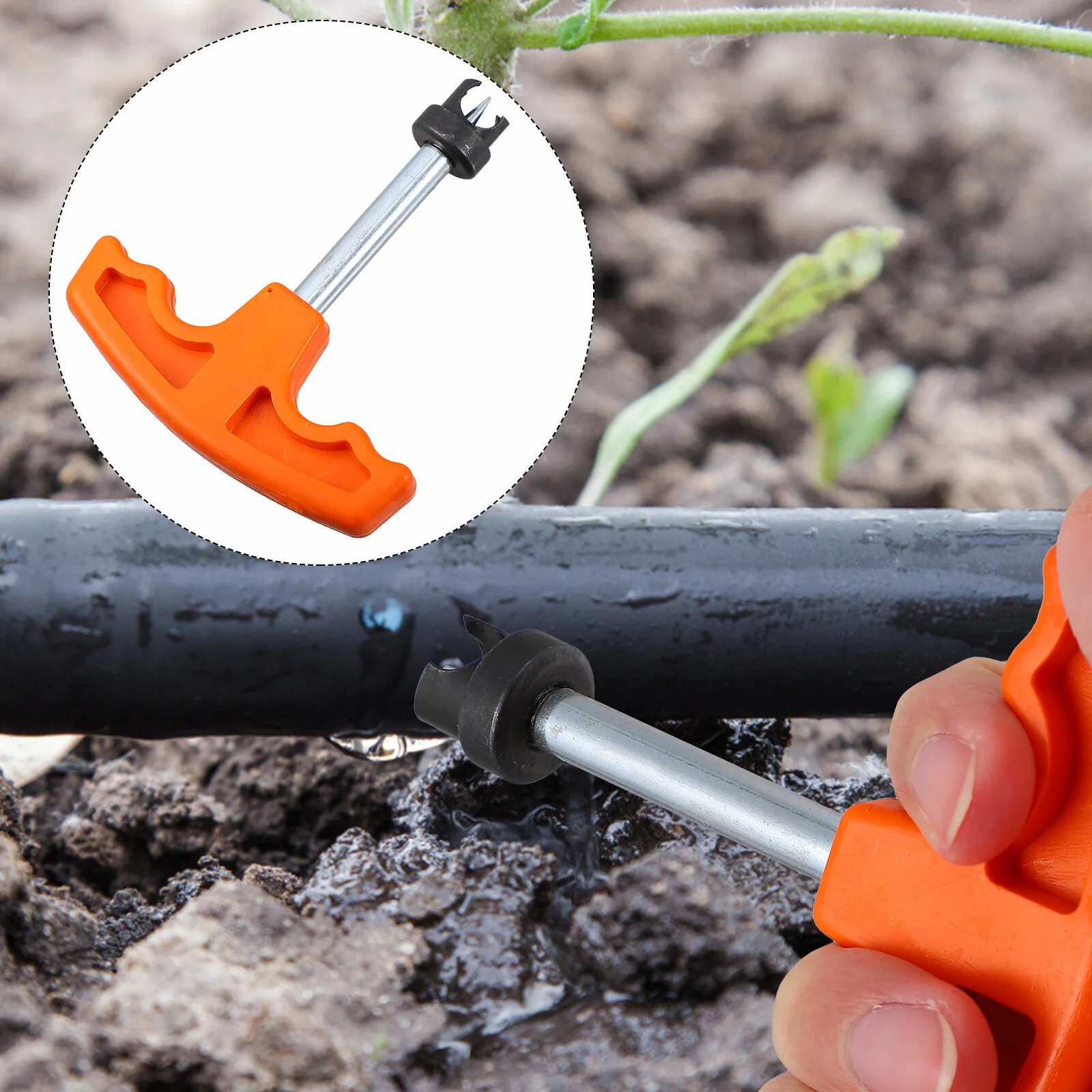 

Equipment Irrigation Watering Tube Sprinkler Head For Hoses System Installing Drip Hole Gardening Pipe Hose Agriculture