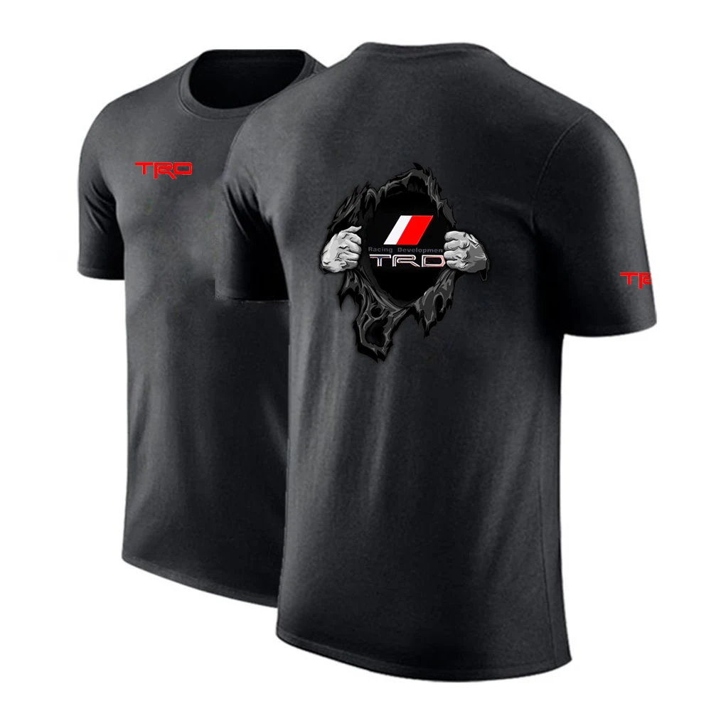 

2022 Mens Toyota TRD Car Logo Custom Round Neck Punk Comfortable Print Short Sleeve Sweatshirts Leisure T shirts Tops