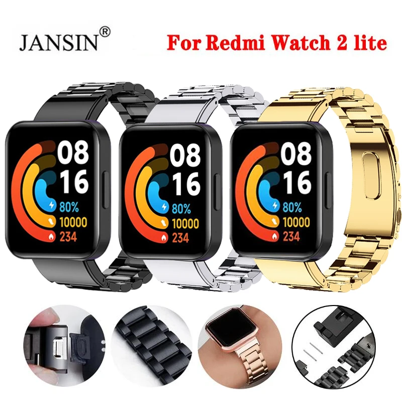 

Metal Watchband For Xiaomi Redmi Watch 2 lite Strap Smartwatch Stainless Steel Bracelet For Redmi Watch 2 lite Straps Correa