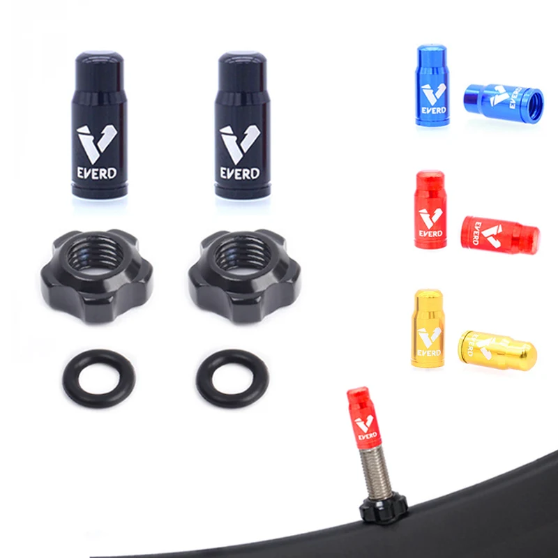 1 ~ 16 комплектов набор гаек клапана для велосипедных шин бескамерный винт Presta