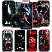 marvel spiderman venom phone case for samsung galaxy a11 a12 a20 a21 a21s a22 a31 a32 a42 a51 a52 a70 a71 a72 5g black