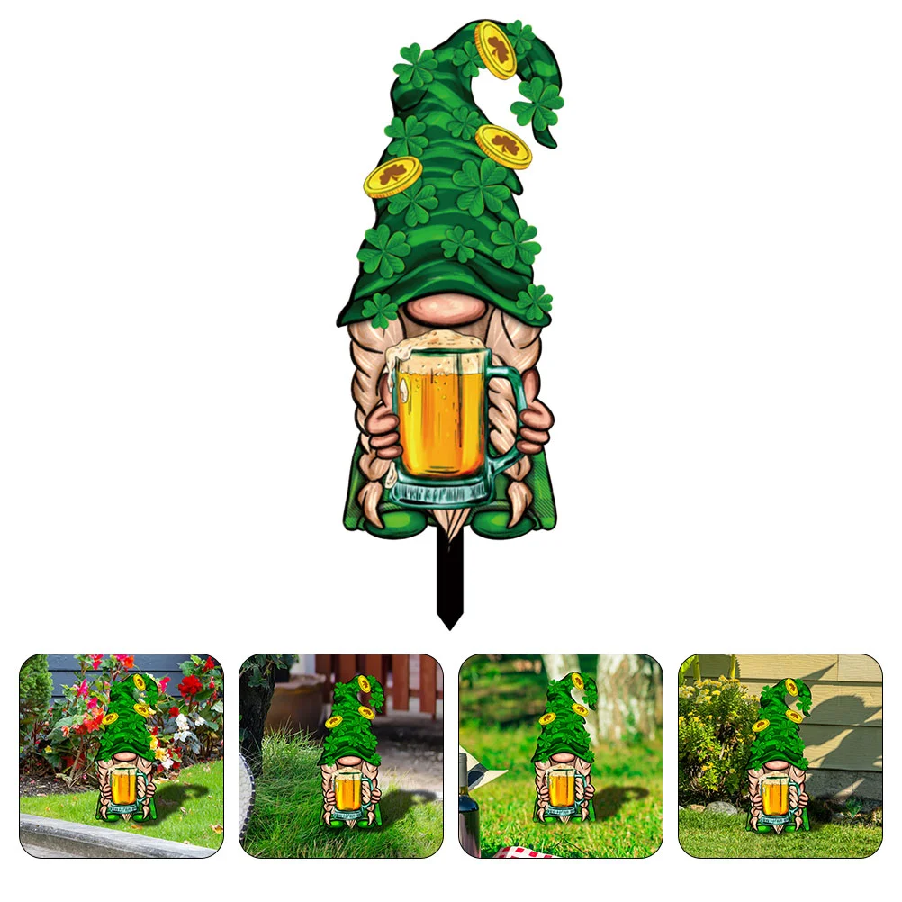 

Yard Signs Yard Lawn For Outdoor Decoration Sign Festival Yard Sign Patrick Decoration Party Yard Sign
