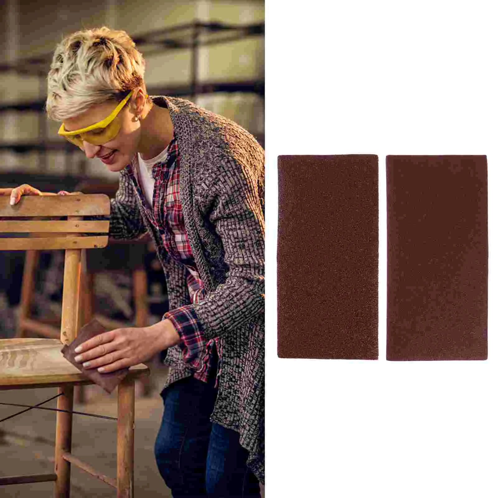 

20Pcs Red Dry Grit Sandpapers Sanding Discs Dry Sandpaper for Polishing