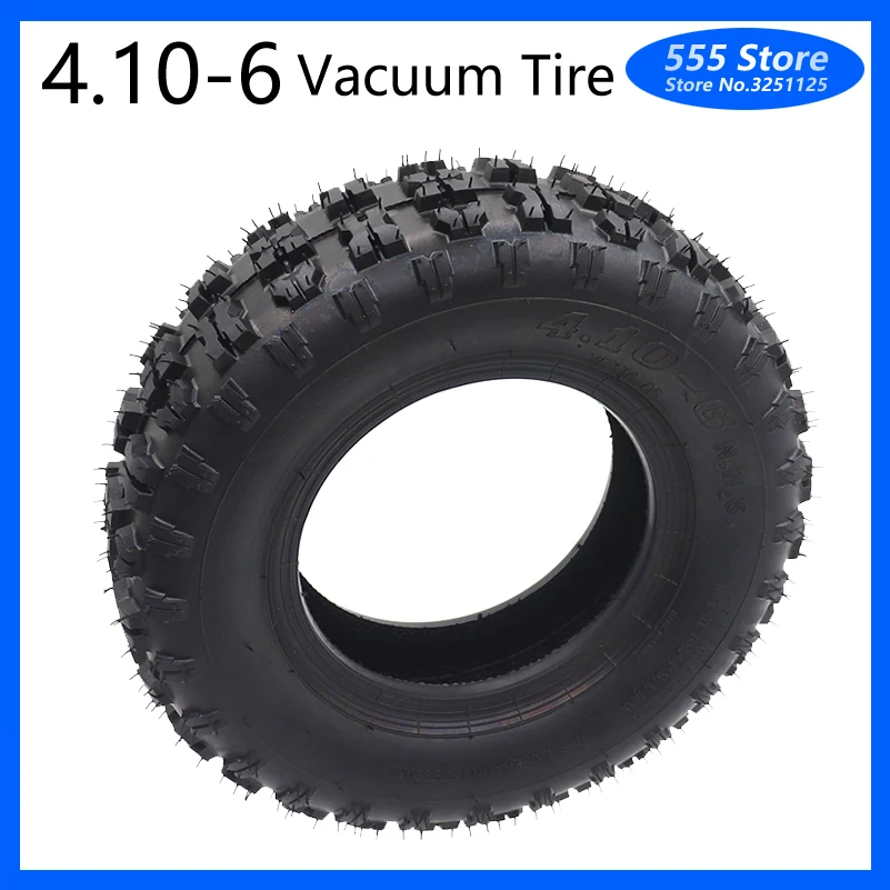 

Высокое качество 4,10-6 бескамерные шины ATV Quad Go Kart 47cc 49cc 13 дюймов газон садовый культиватор снегоуборочная машина вакуумные шины
