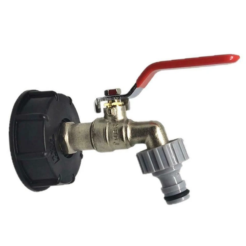 

IBC Tote Tank Drain Adapter 1/2 Inch Garden Hose Faucet Water Tank Hose Connector Cola Soda Drink Penyaring Kain Cola Soda Drink