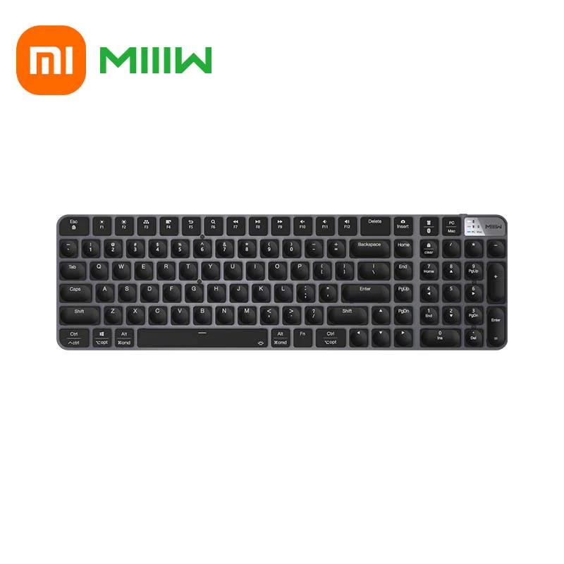 Miiiw двухрежимная Беспроводная низкоосевая механическая клавиатура pro k10