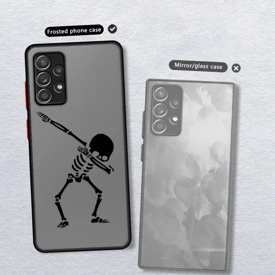 Чехол для телефона с рисунком черепа Samsung Galaxy Note 20 Ultra 8 9 10 Plus A06 A30s A50s A70s A13 A14 A16 Soft