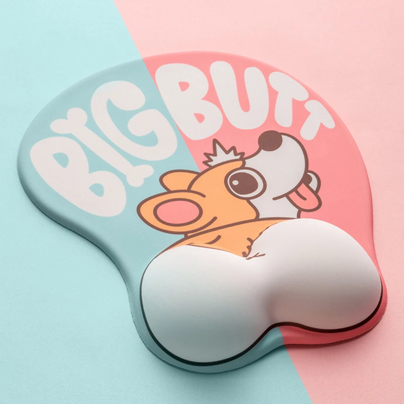 

Cartoon Non Slip Silica Gel Mouse Pad with Wrist Rest Computer Ergonomic Gaming Mouse Pad with Wrist Support Hand Rest Mice Mat