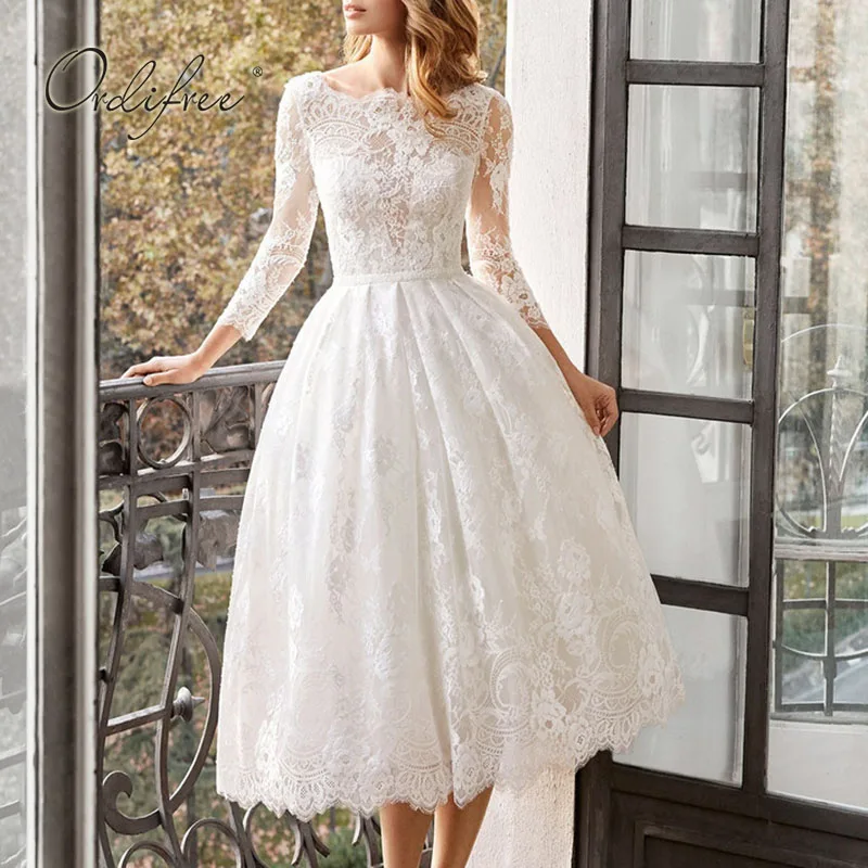 

Женское кружевное вечернее платье Ordifree, белое винтажное Прозрачное платье с открытой спиной, лето 2022