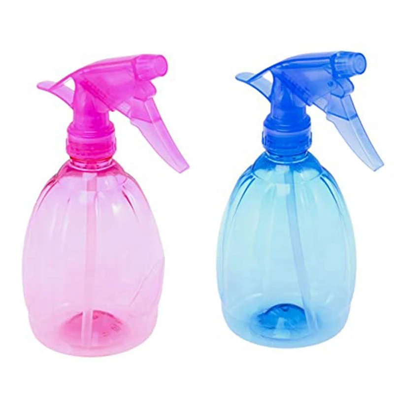 

2Pcs 550Ml Empty Spray Bottle Multi-Functional Plastic Spray (Assorted Colors)