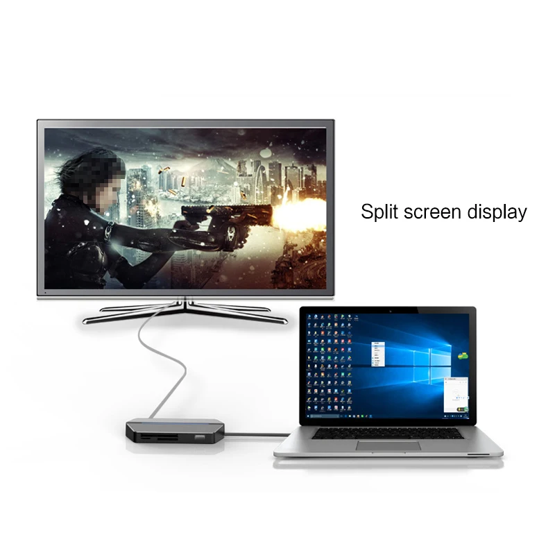 USB C концентратор Для iMac Pro 21 5 24 27 mini M1 Dock USB3.0 SD TF Compact Flash CF Card Reader HDMI 3 мм аудио Type-C PD