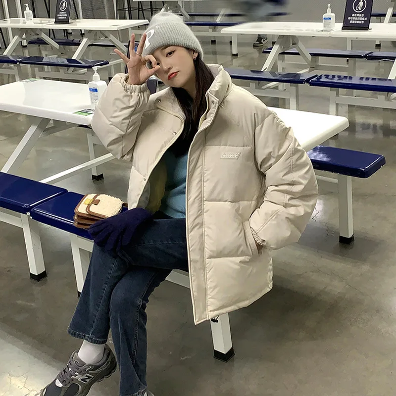 Klein Blue Cotton Clothes Female 2022 Winter Oversize Female Tide Senior Sense of Top 2022 Women's Clothing