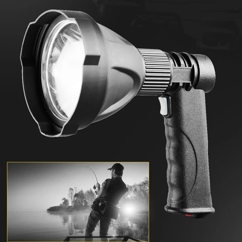 

Portable Flashlight LED USB Charging Handheld Outdoor Spotlight for Fishing Camping Accessories Camping Fishing Outdoor YS-BUY