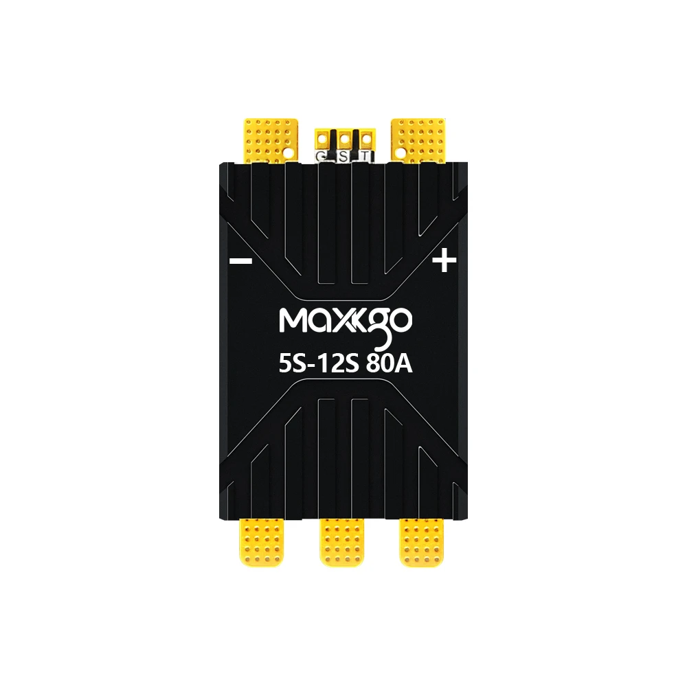 Фото MAXKGO 80A 5-12S AM32 ESC Dshot 128KHz PWM с высокой частотой перепрограммирования для мультироторных сельскохозяйственных БПЛА, дронов и самолетов с фиксированным крылом №4