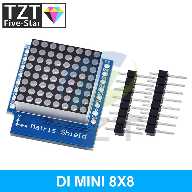 Фото Esp8266 D1 Mini Pro Wi-Fi Nodemcu Data Logger Shield Ds1307 Батарея 0,66 Oled DC Power Buzzer V1.0.0 Двойная база для Wemos Diy Kit №4