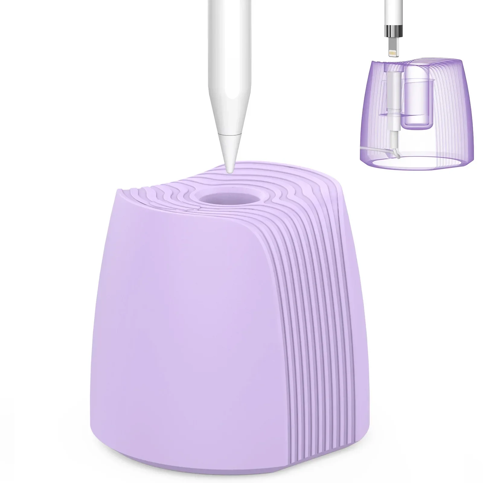 Для Apple Pencil 2 1 силиконовая подставка держатель для зарядного устройства