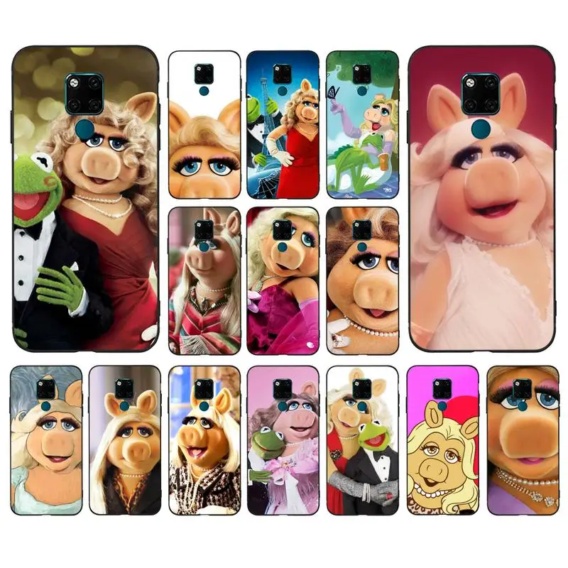 

Disney Miss Piggy Phone Case for Huawei Mate 20 10 9 40 30 lite pro X Nova 2 3i 7se