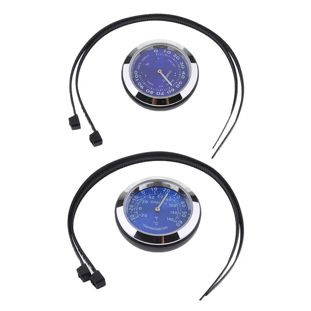 

Motorcycle Instruments Waterproof Temperature Hygrometer Heavy Duty