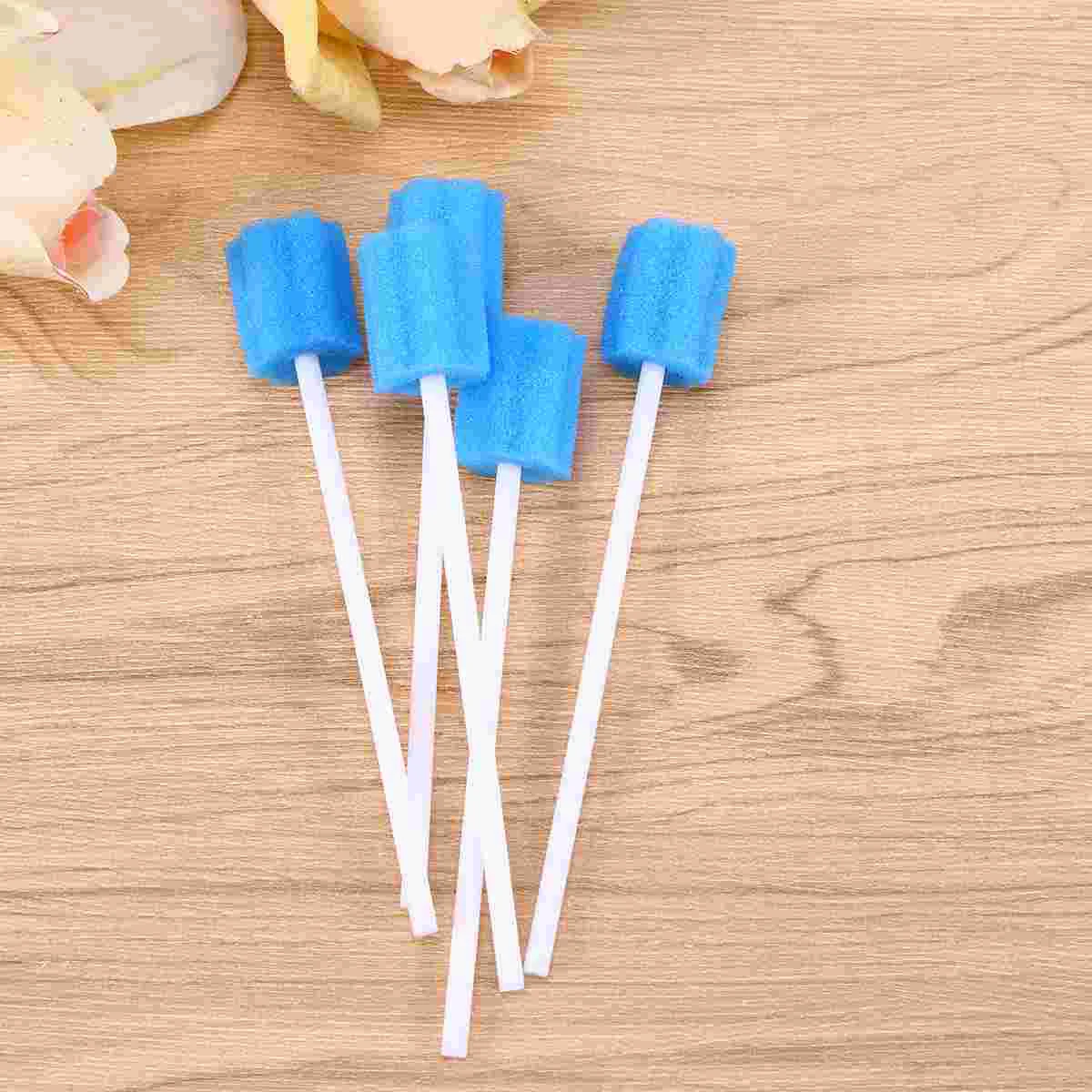 

Swabs Mouth Oral Sponge Swab Care Cleaning Disposable Stick Sponges Elderly Gum Tongue Swabsticks Bicarbonate Baby A Unflavoured