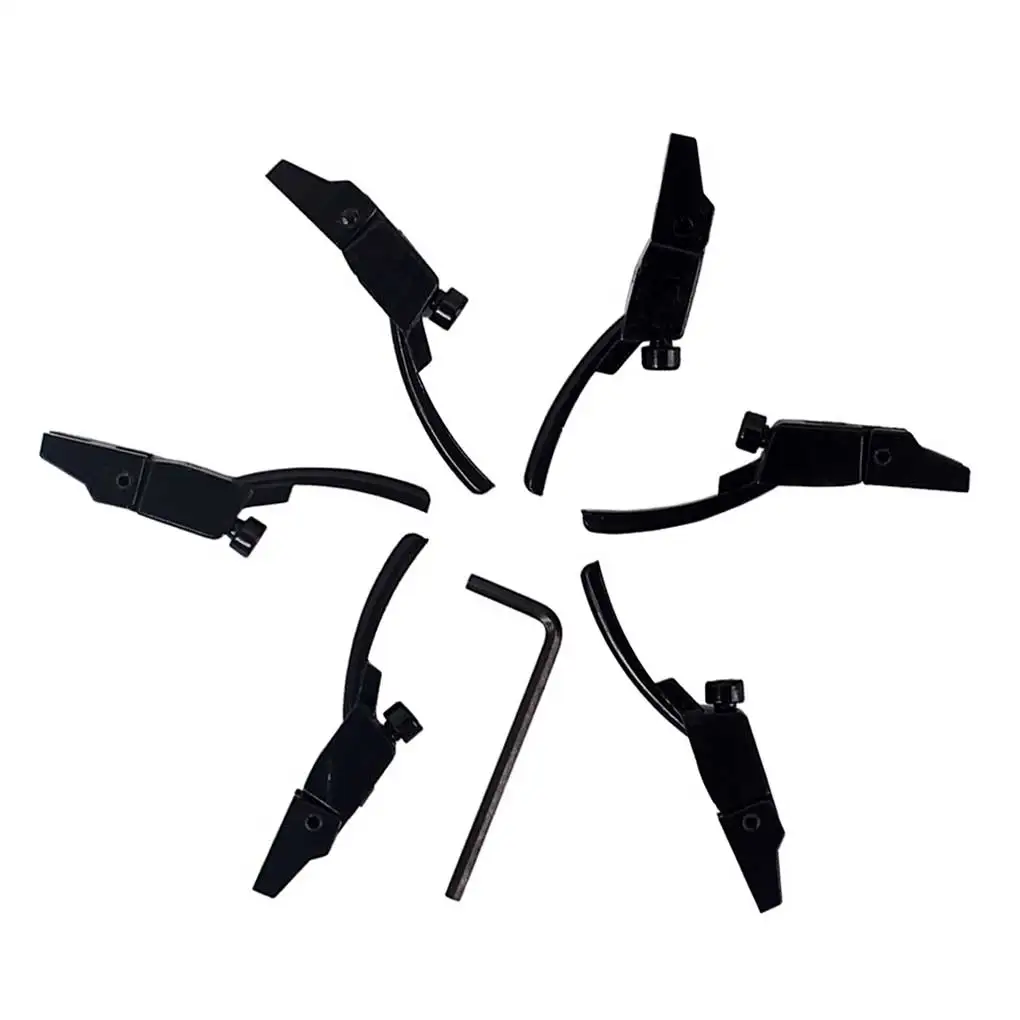 

Седло моста для электрогитары 6 шт., черные детали для гитар, Резьбовая система, заменяемые детали, ремонтные инструменты, поставка