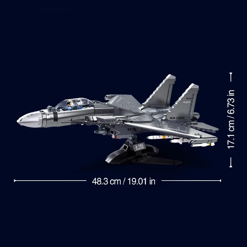 Новый современный военный армейский самолет J-16 многоцелевой истребитель